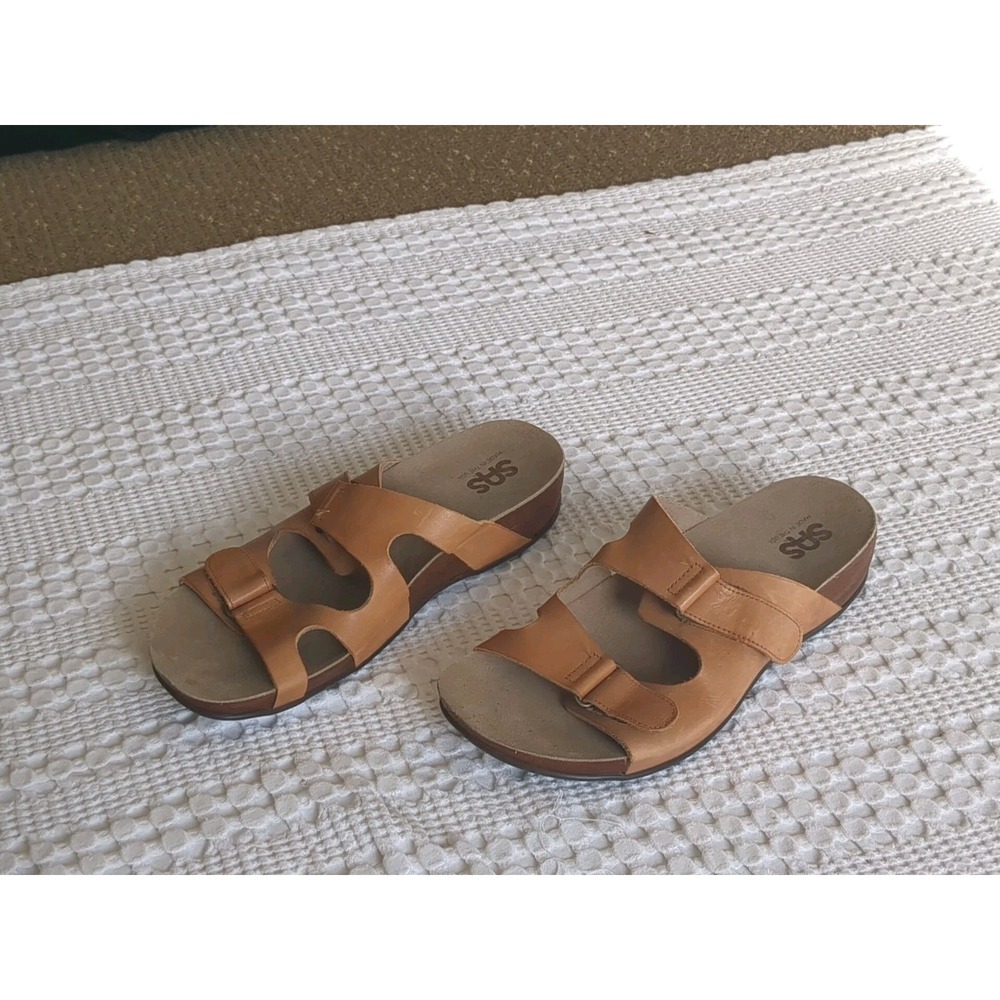 SAS Seaside Slide Sandals Tan Sz 11? See Measurements